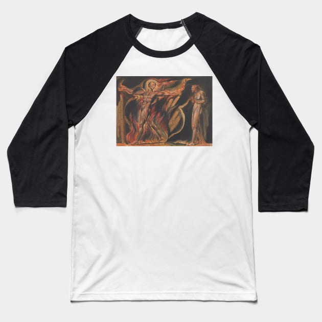 Jerusalem, Plate 26, "Such Visions Have...." by William Blake Baseball T-Shirt by Classic Art Stall